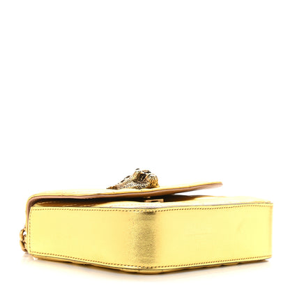 Gucci Metallic Nappa Matelasse Broadway Shoulder Bag Gold 4 of 10