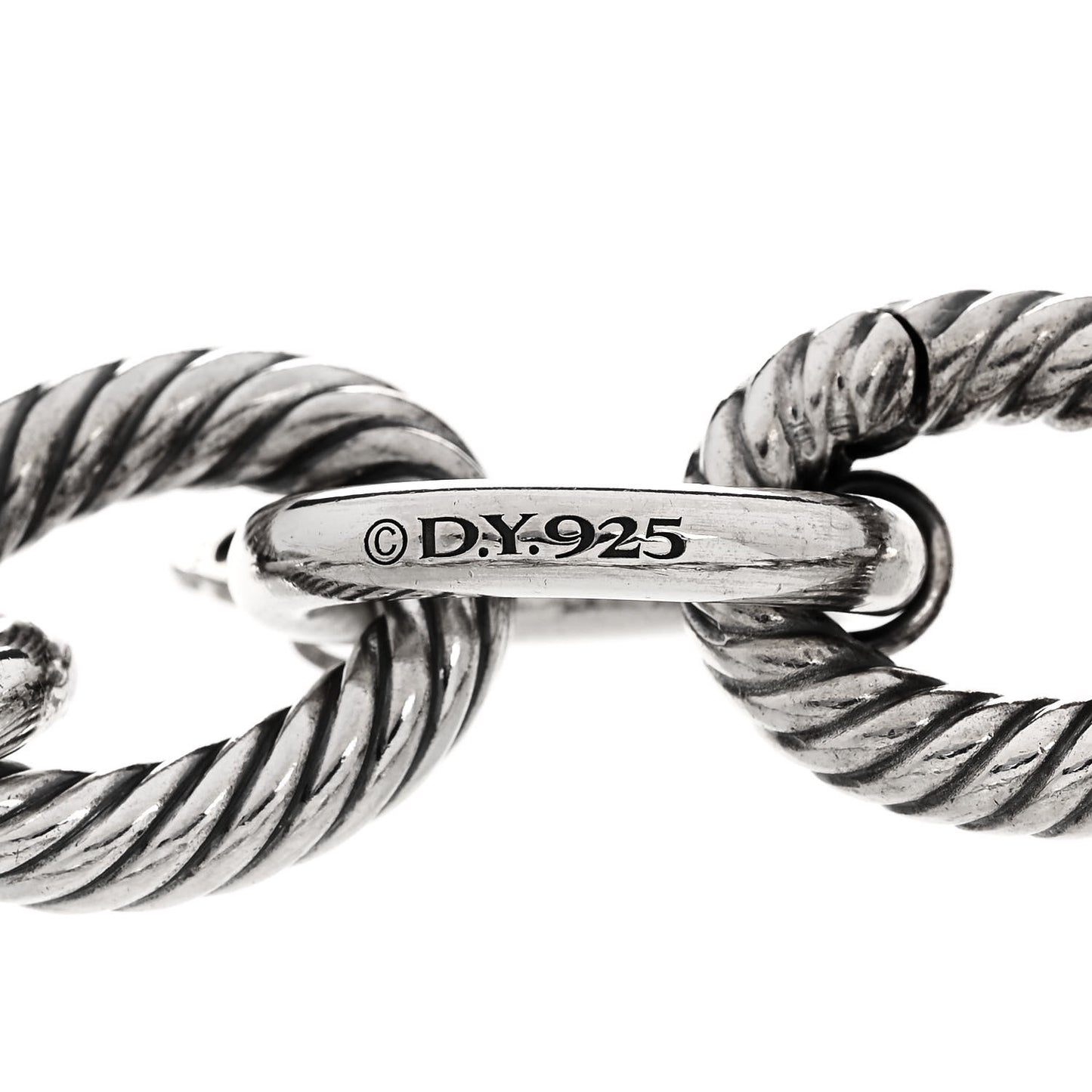 Sterling Silver 17mm Extra Large Oval Link Bracelet
