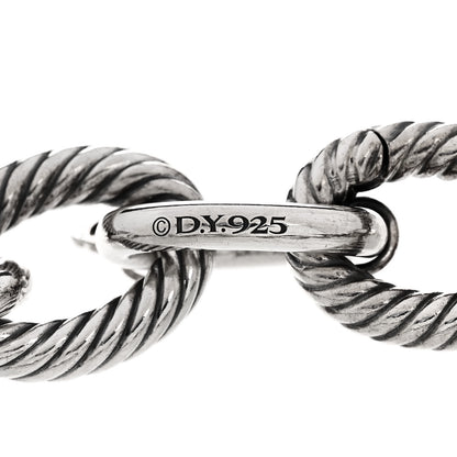 David Yurman Sterling Silver 17mm Extra Large Oval Link Bracelet 3 of 4