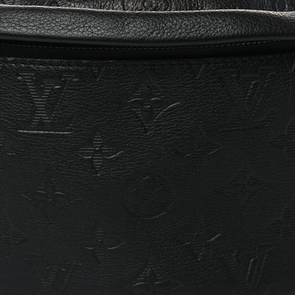 Louis Vuitton Calfskin Monogram Shadow Discovery Bumbag PM Black 7 of 9