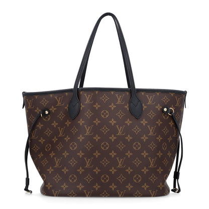 Louis Vuitton Monogram Calfskin Neo Neverfull Inside Out MM Black 1 of 18