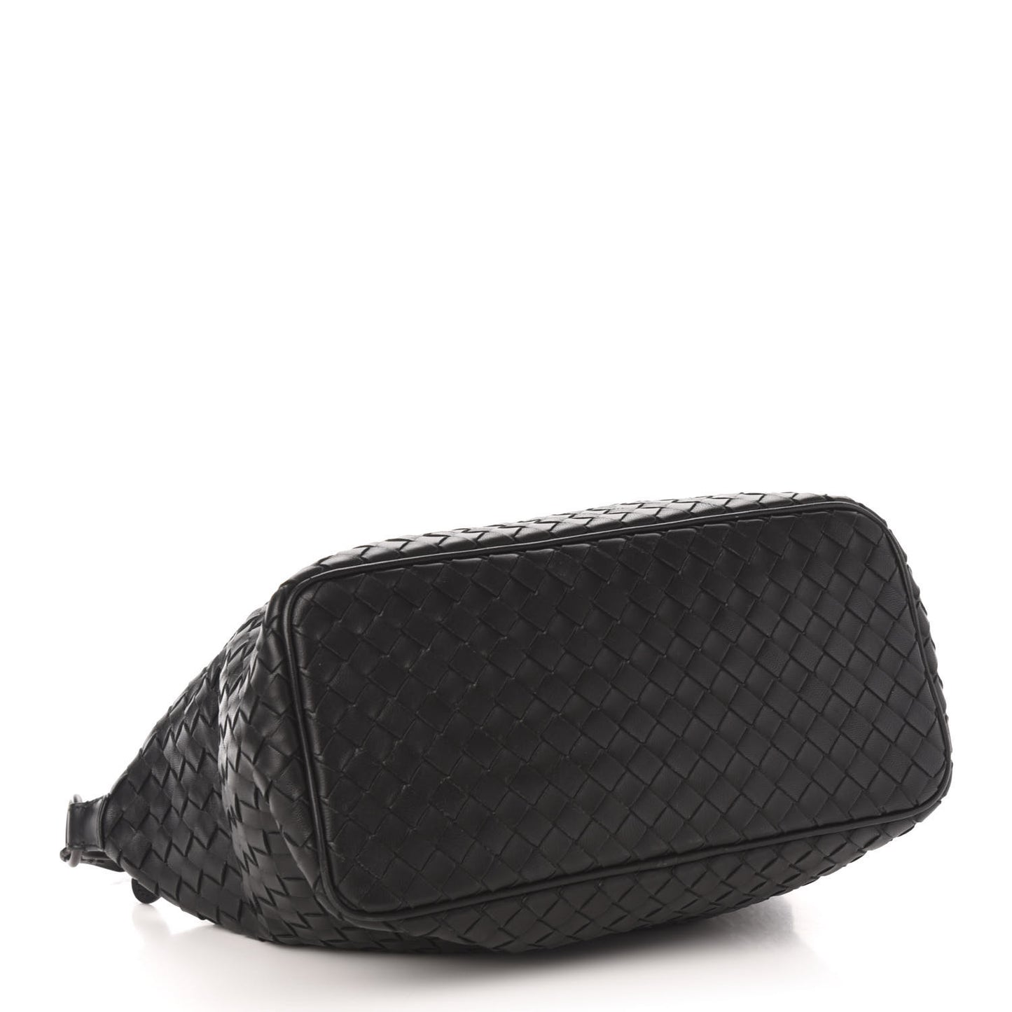 Nappa Intrecciato Small Shoulder Bag Black