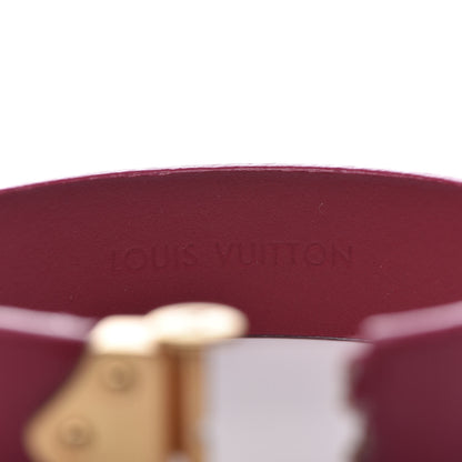 Louis Vuitton Patent Calfskin Embossed Spirit Bracelet 17 Rose Indien 5 of 12