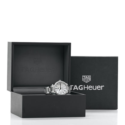 Tag Heuer Stainless Steel Diamond Bezel Mother of Pearl 32mm Carrera Lady Quartz Watch WAR1315-0 5 of 5