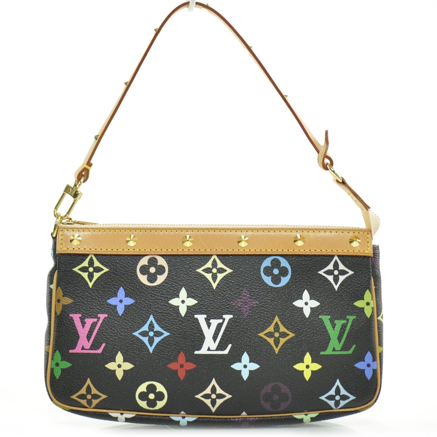 Monogram Multicolor Pochette Accessories Black