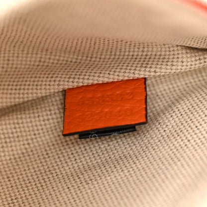 Gucci Piuma Calfskin Jumbo GG Embossed Small Belt Bag Good Orange 7 of 11