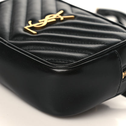 Saint Laurent Calfskin Matelasse Monogram Lou Belt Bag Black 8 of 8
