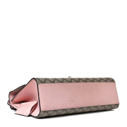 Gucci GG Supreme Monogram Calfskin Medium Padlock Shoulder Bag Beige Perfect Pink 4 of 19