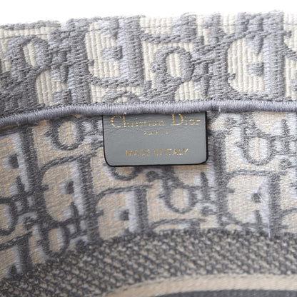 Christian Dior Oblique Medium Book Tote Grey 7 of 10