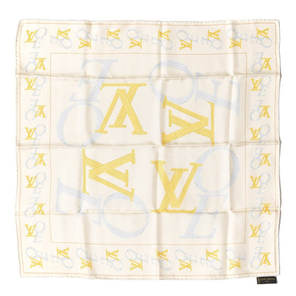 Louis Vuitton Silk That's Love Square Scarf Off White 1 of 5