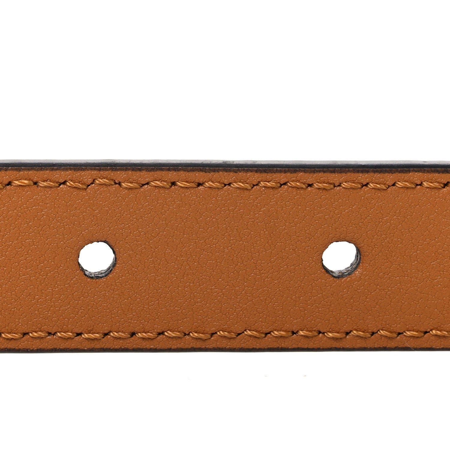 Fendi Vitello Grace 20mm FF Diamonds Belt 70 28 Cuoio 4 of 5