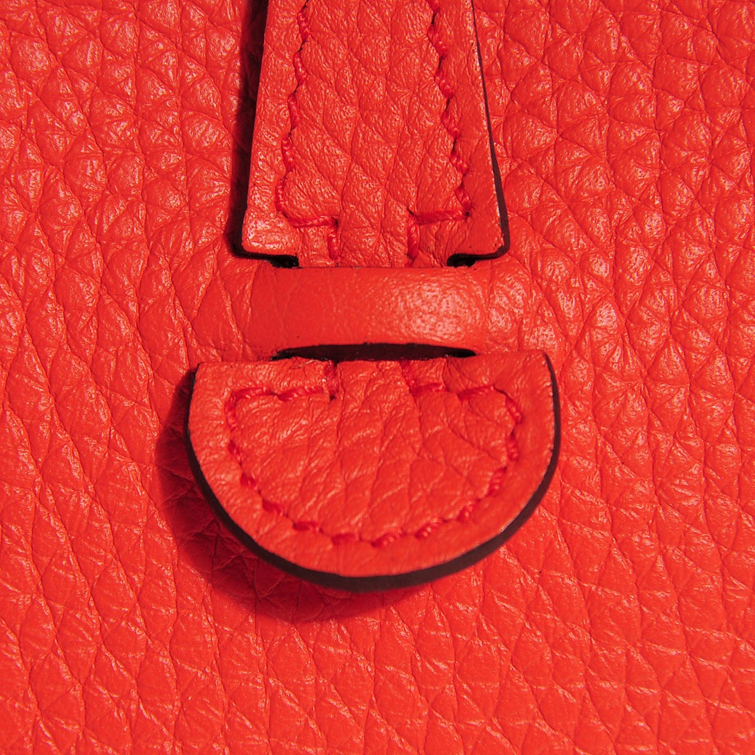 Hermes Taurillon Clemence Amazone Evelyne TPM Orange Poppy Saint Cyr 10 of 16