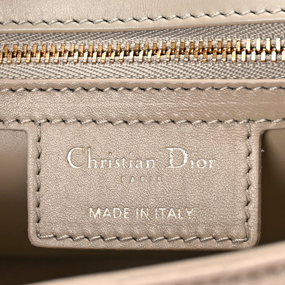 Christian Dior Calfskin Macrocannage Medium Caro Bag Sand 6 of 8