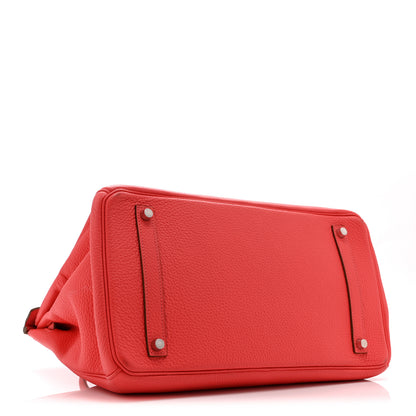 Hermes Togo BIRKIN 35 Rouge Pivoine 4 of 10