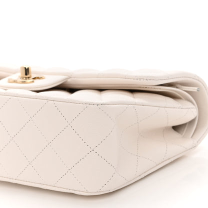 Chanel Caviar Quilted Small Double Flap White 10 of 10