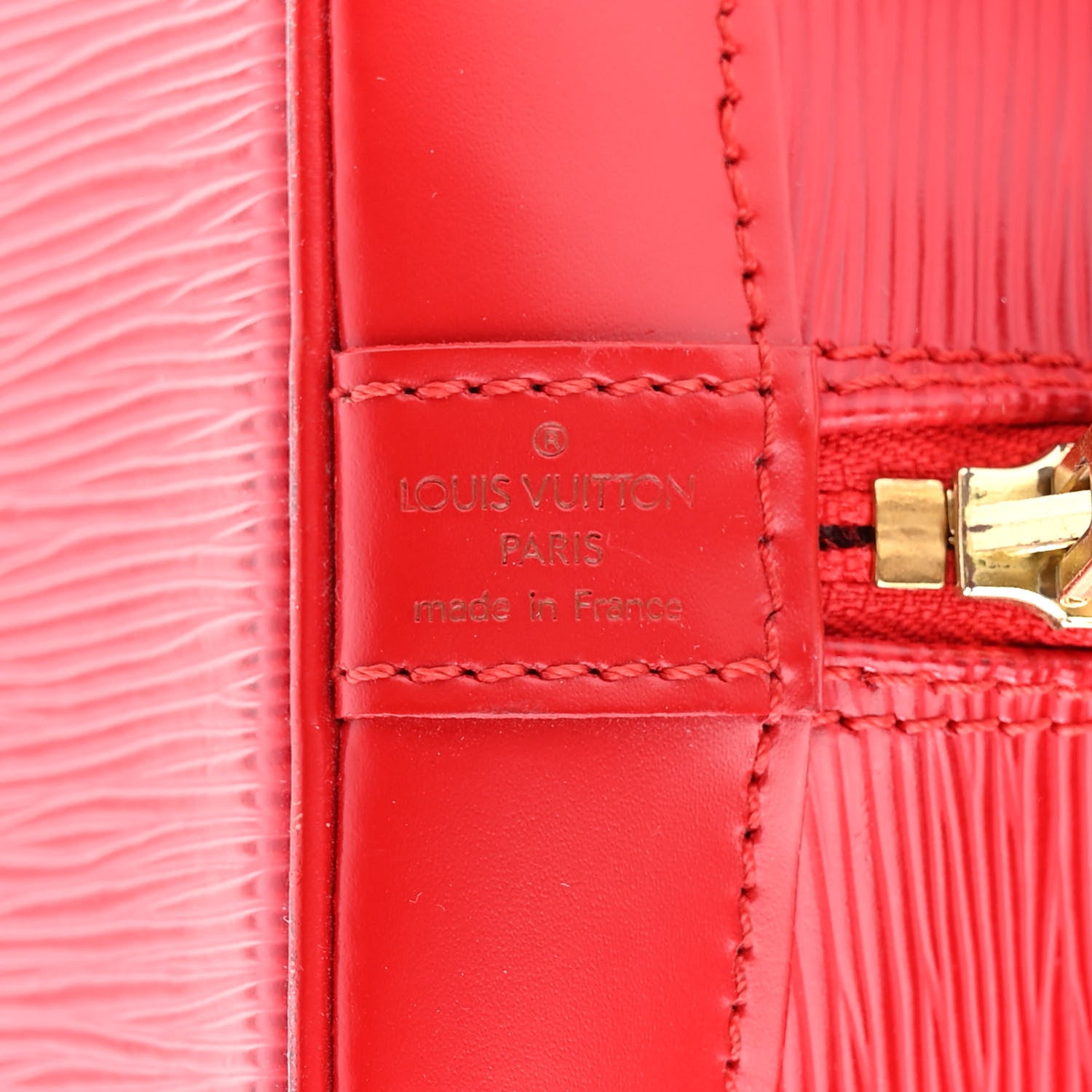 Louis Vuitton Epi Alma PM Castillan Red 6 of 11