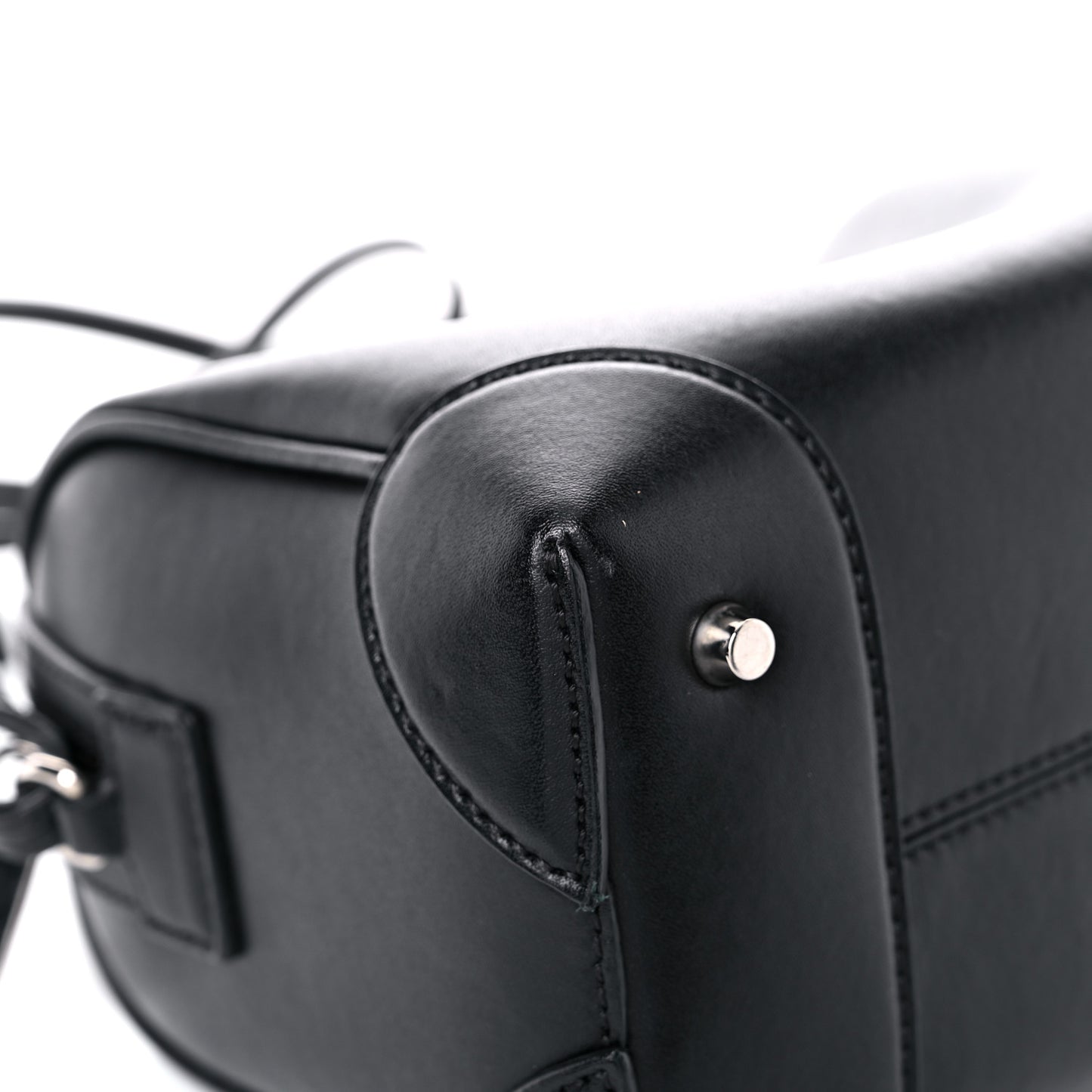 Calfskin Star Micro Lucrezia Black Silver