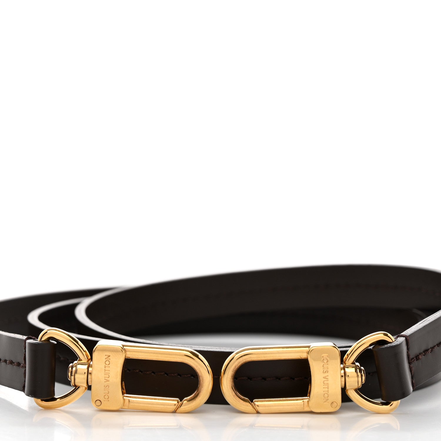 Louis Vuitton Calfskin 16mm Shoulder Strap Brown 3 of 3