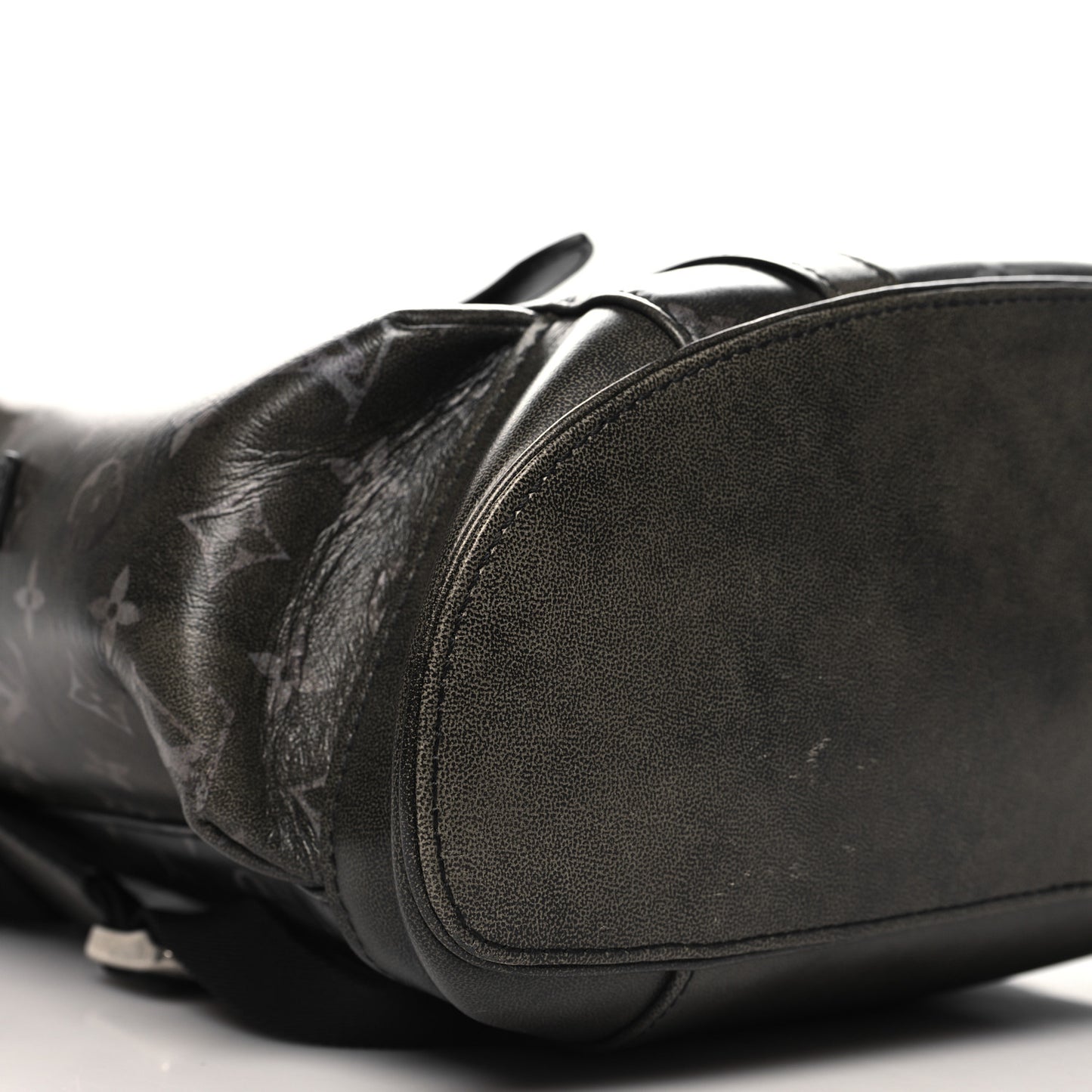 Brushed Monogram Eclipse Christopher MM Backpack Black