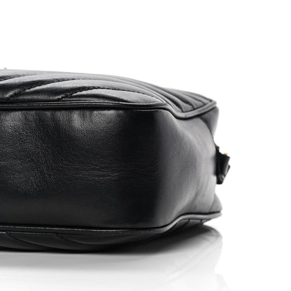Saint Laurent Calfskin Matelasse Monogram Lou Camera Bag Black 6 of 10