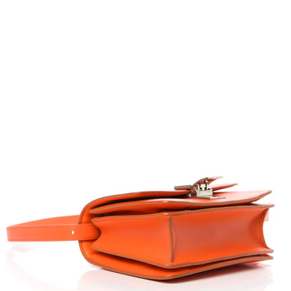 Celine Box Calfskin Small Classic Box Flap Bag Orange 4 of 12