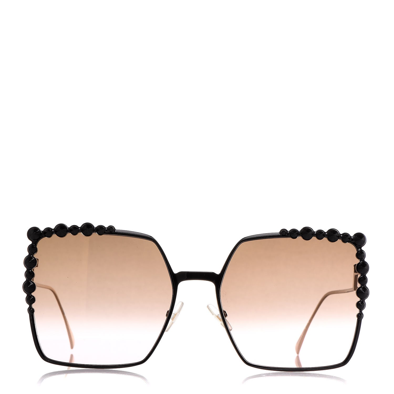Fendi Square Dots Sunglasses FF 0259/S Black 2 of 7