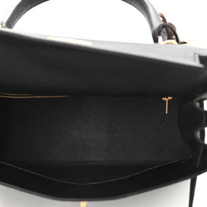 Hermes Togo Kelly Retourne 28 Black 5 of 11