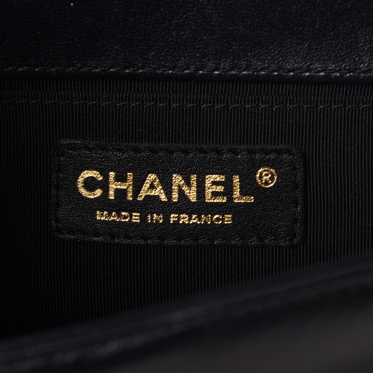 Chanel Lambskin Quilted Medium Boy Flap Pearly Black 9 of 10
