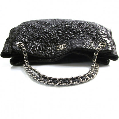 Chanel Vinyl Rock in Moscou Tote Black 5 of 12