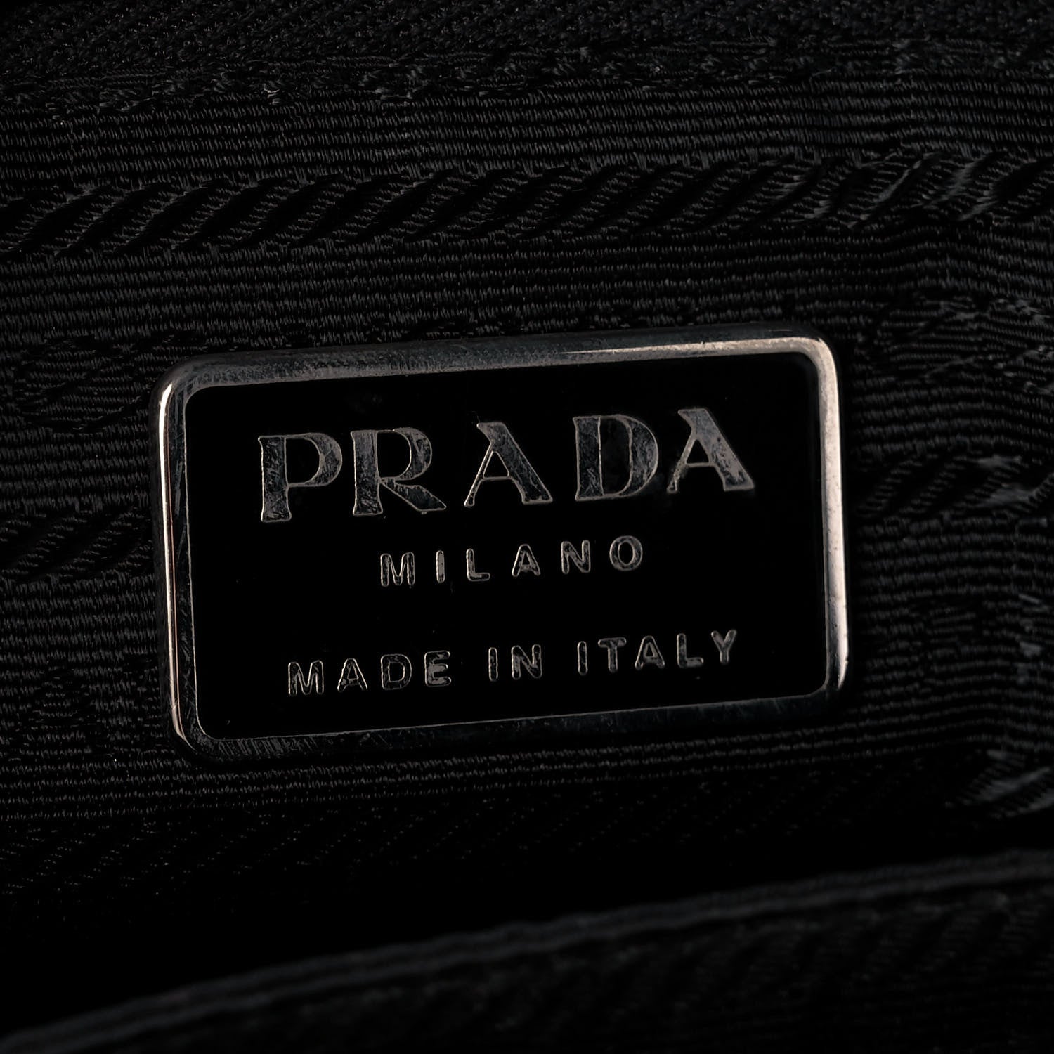 Prada Tessuto Nylon Chain Tote Black 5 of 11