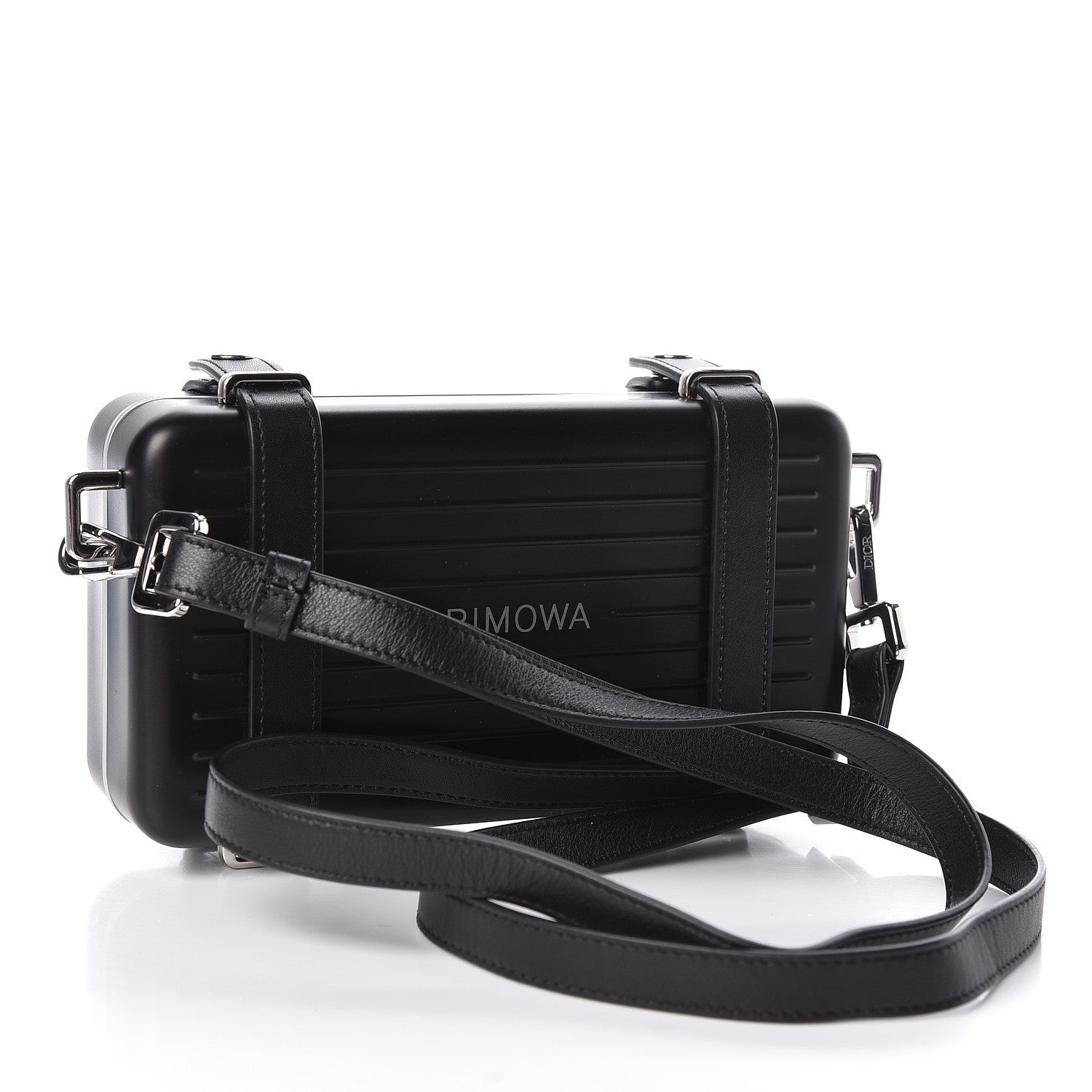 Christian Dior X RIMOWA Aluminum Personal Clutch On Strap Black 3 of 13