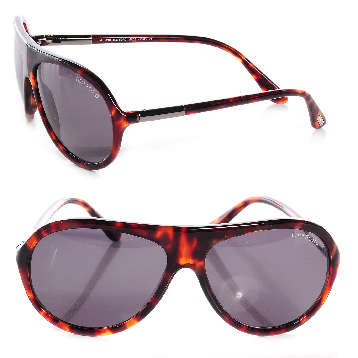 Tom Ford Tortoise Shell Rodrigo Sunglasses 1 of 6