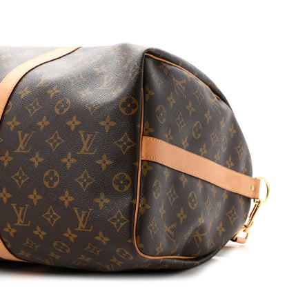 Louis Vuitton Monogram Keepall Bandouliere 50 9 of 10