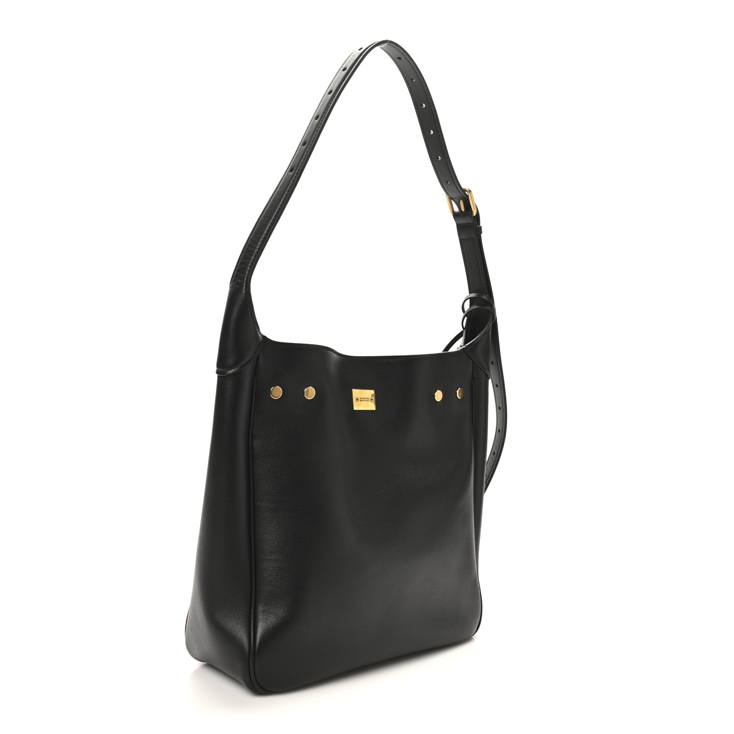 Balenciaga Smooth Calfskin Small Bel Air Hobo Bag Black 3 of 9