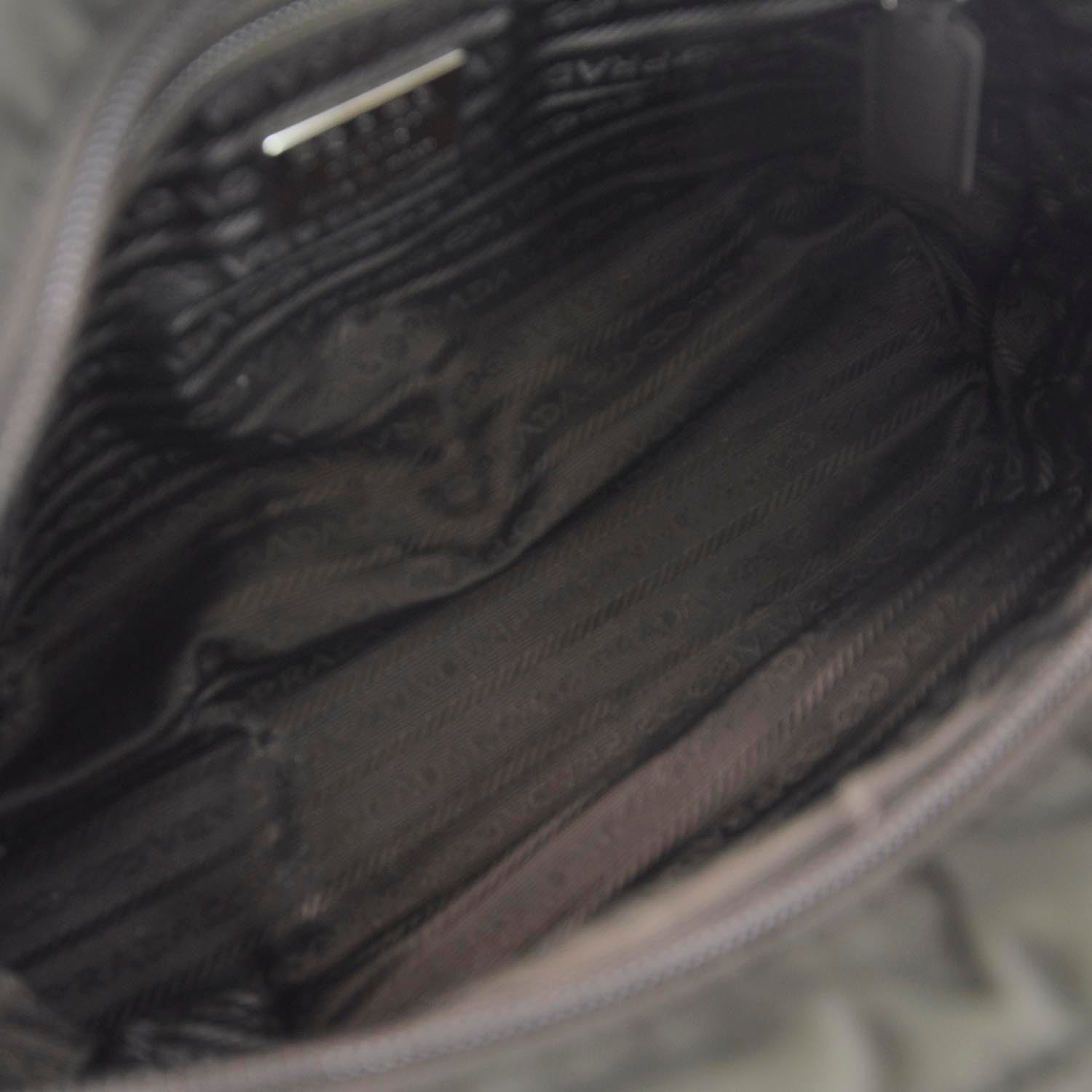 Prada Tessuto Nylon Dopp Cosmetic Bag Dark Green 6 of 8