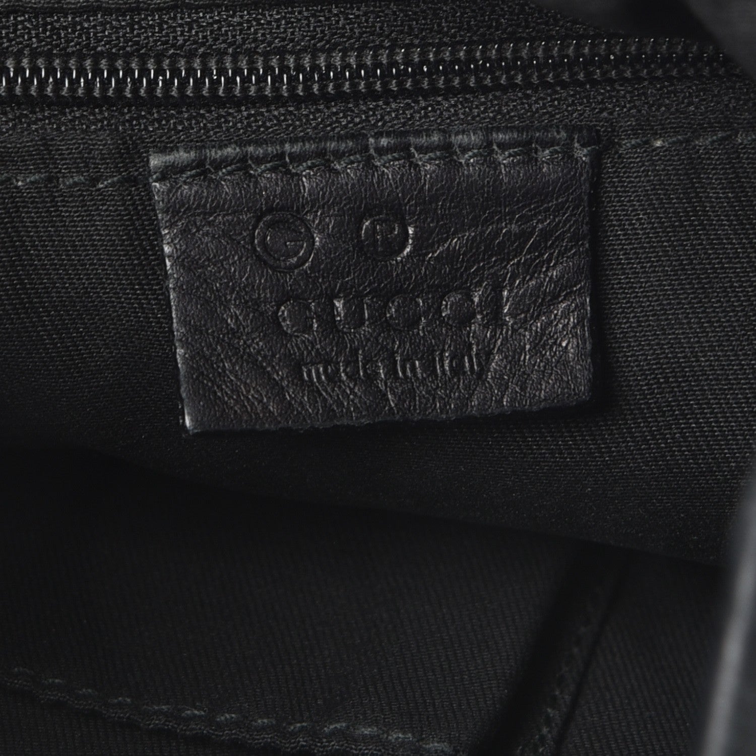 Gucci Denim Monogram Medium New Britt Hobo Black 6 of 10
