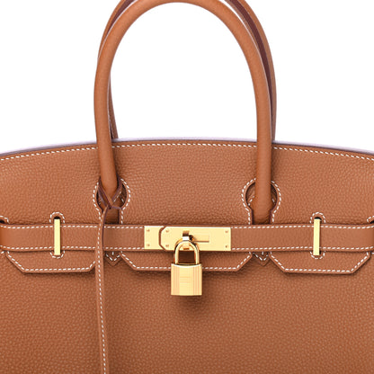 Hermes Togo Birkin 30 Gold 7 of 10