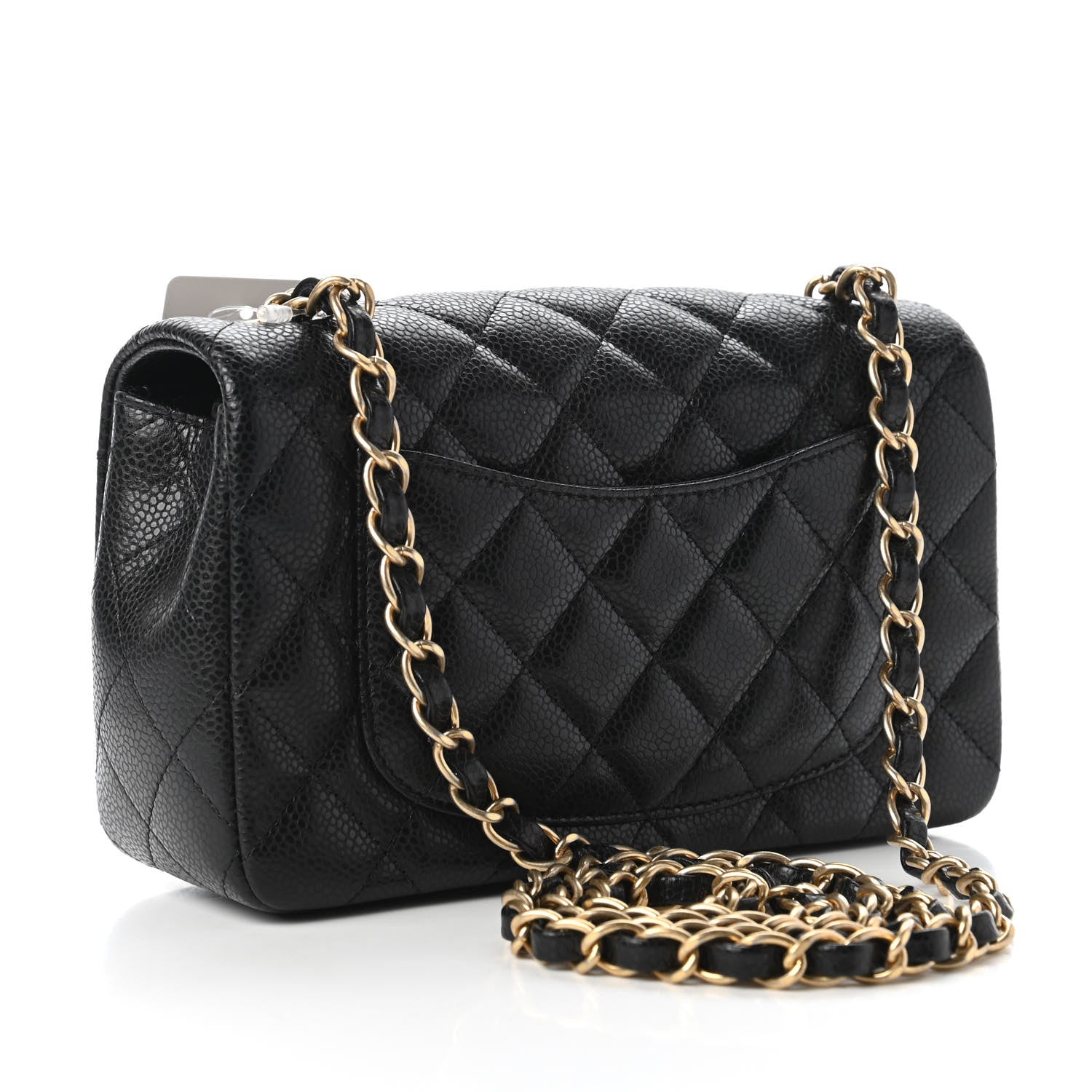Chanel Caviar Quilted Mini Rectangular Flap Black 3 of 11