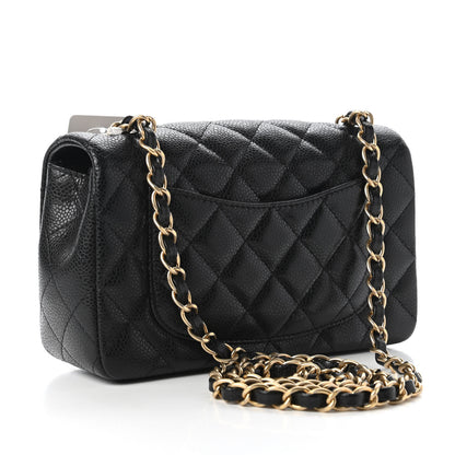 Chanel Caviar Quilted Mini Rectangular Flap Black 3 of 11