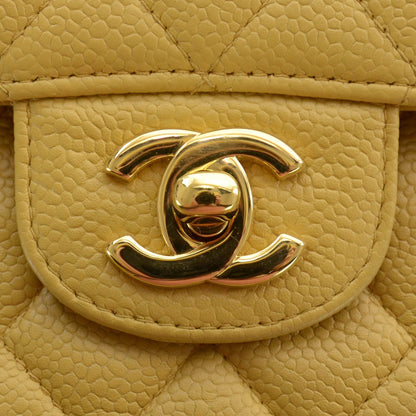 Chanel Caviar Quilted Medium Double Flap Beige 5 of 10