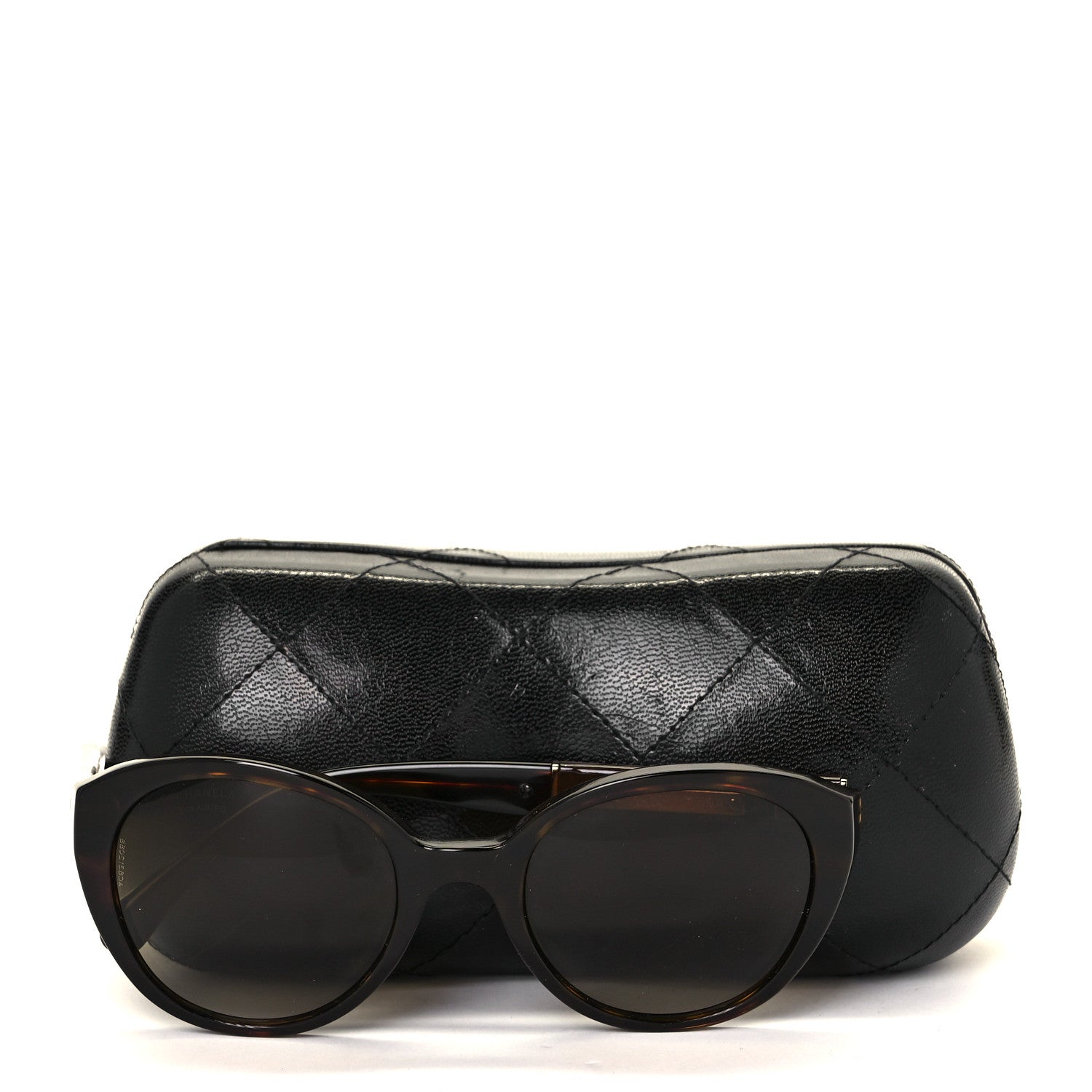 Chanel Acetate CC Sunglasses 714/S9 Dark Tortoise 8 of 8