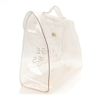 Hermes Vinyl Souvenir De L'Exposition Kelly Transparent 3 of 8