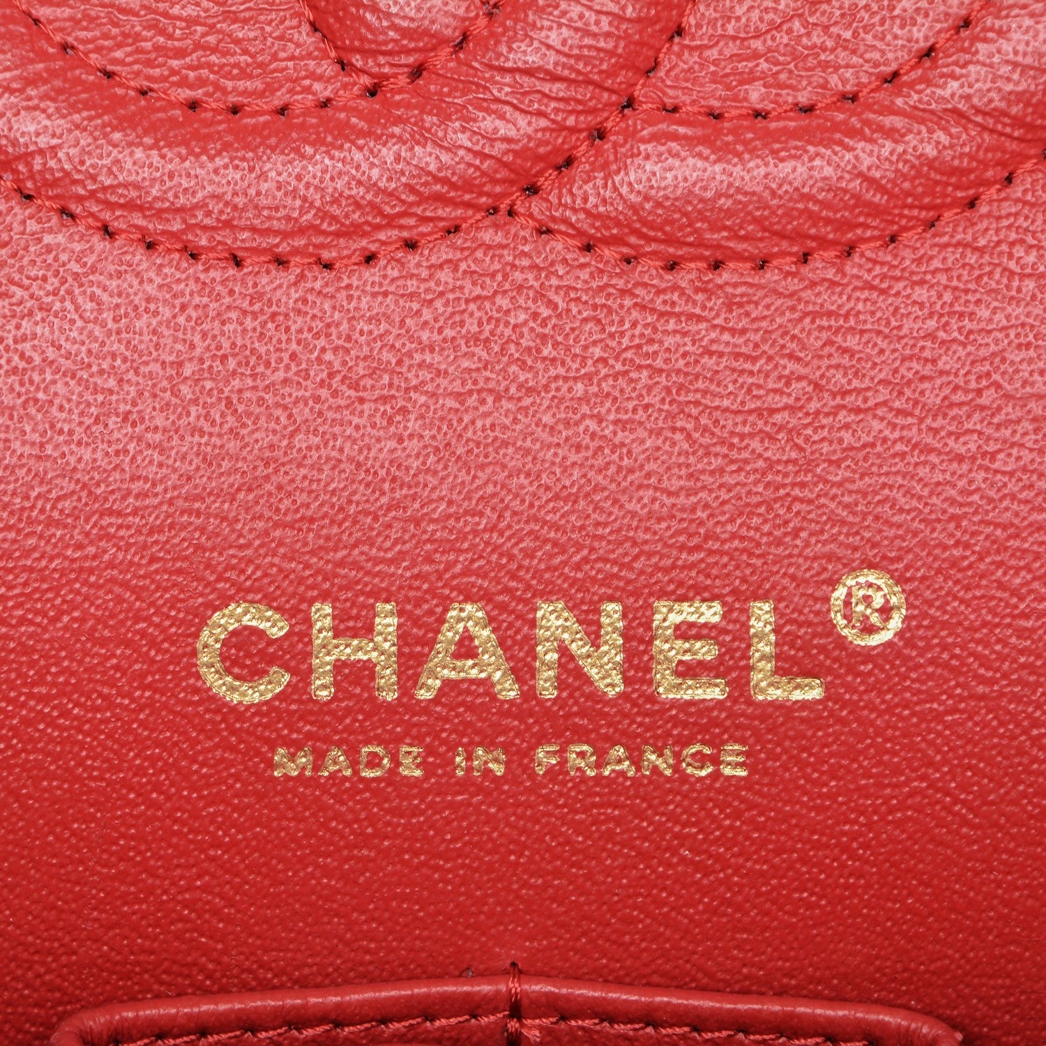 Chanel Lambskin Quilted Medium Double Flap Red 6 of 8