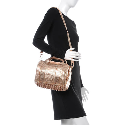 Alexander Wang Metallic Pebbled Lambskin Rockie Rose Gold Hardware 2 of 7