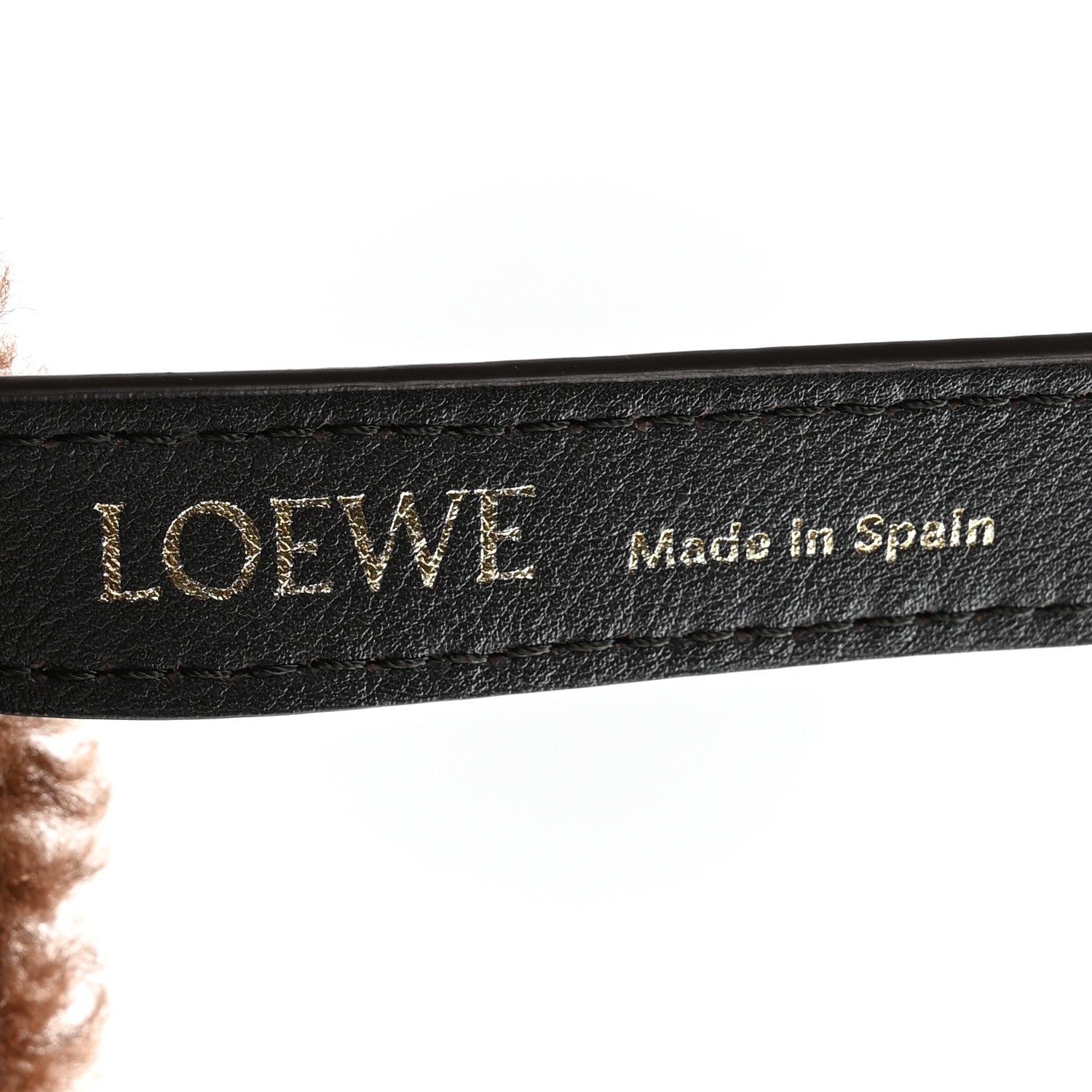 Loewe Shearling Large Puzzle Fold Tote Multicolor 6 of 10