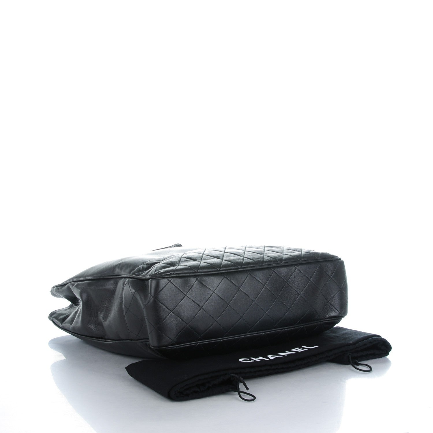 Chanel Lambskin Quilted Shoulder Bag Black 4 of 7