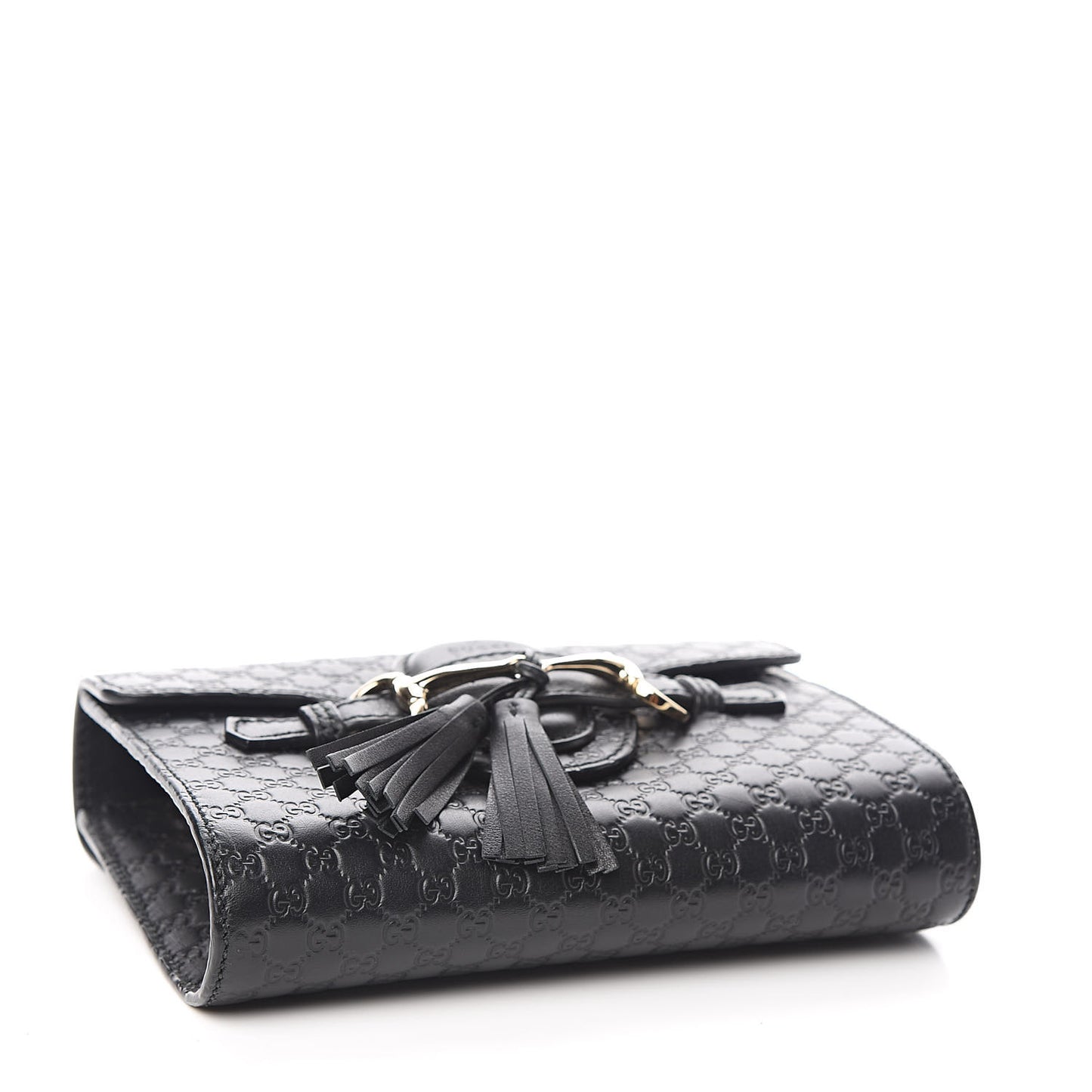 Microguccissima Mini Emily Shoulder Bag Black