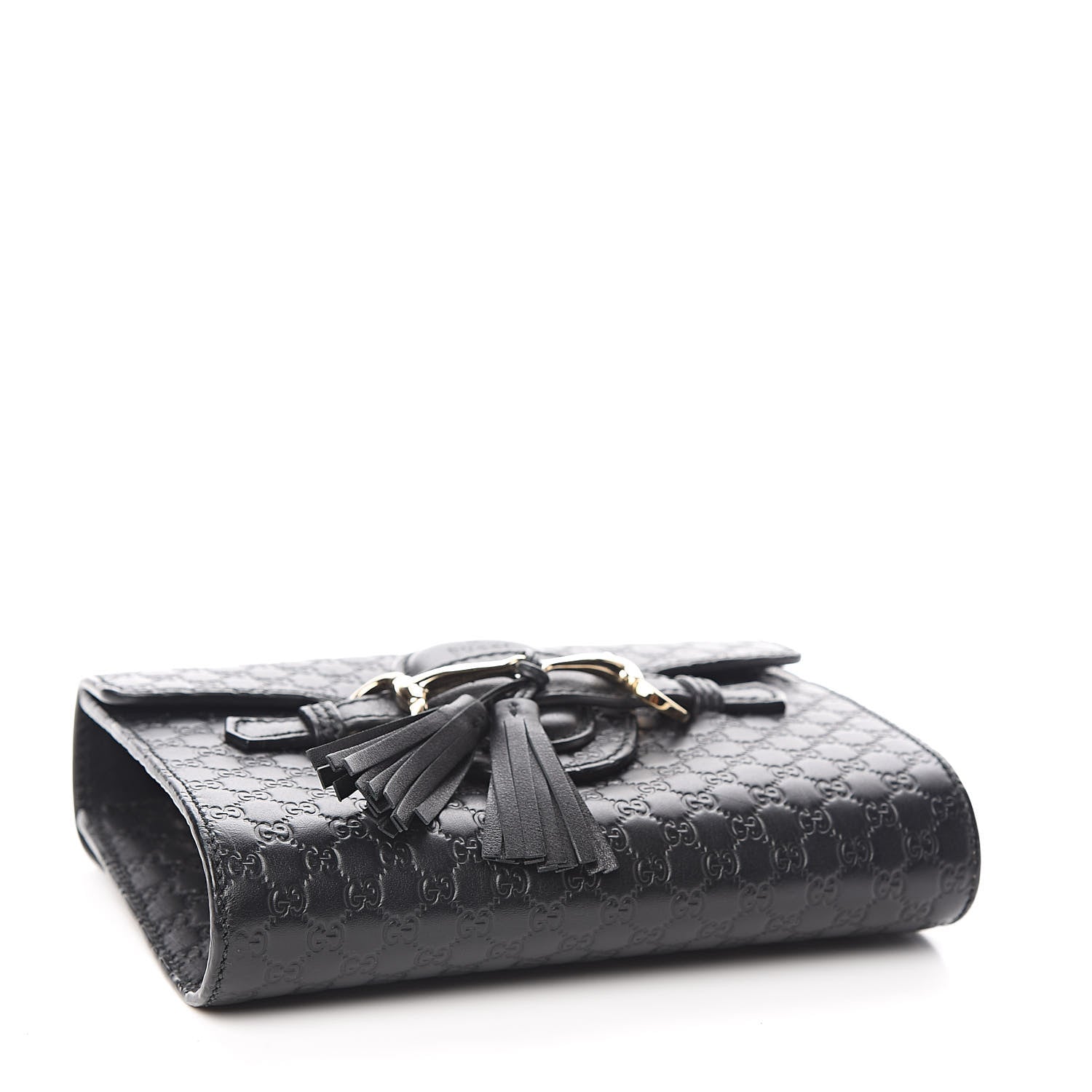 Gucci Microguccissima Mini Emily Shoulder Bag Black 4 of 10
