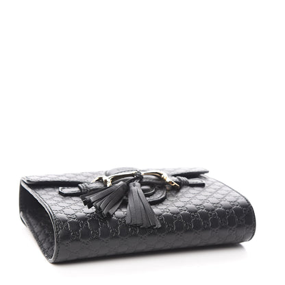 Gucci Microguccissima Mini Emily Shoulder Bag Black 4 of 10