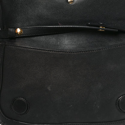 Gucci Roxy Calfskin Blondie Chain Shoulder Flap Bag Black 10 of 10